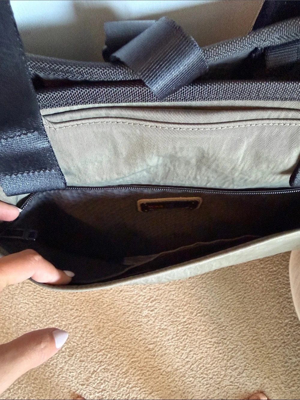Tumi spacious olive